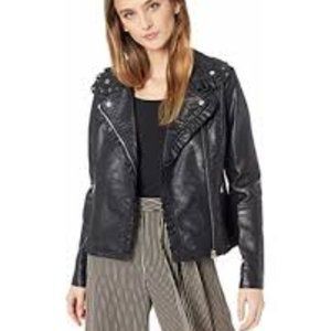 Jessica Simpson Black Leather Jacket